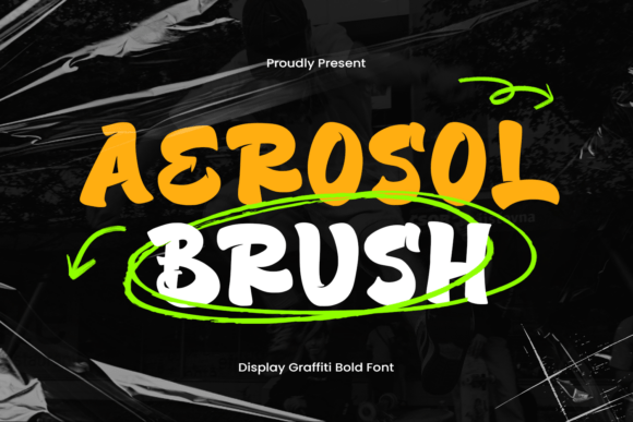 Aerosol Brush: Bringing Bold and Energetic Graffiti Vibes to Your Designs