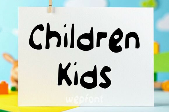 Children Kids: A Font Full of Joy and Charm