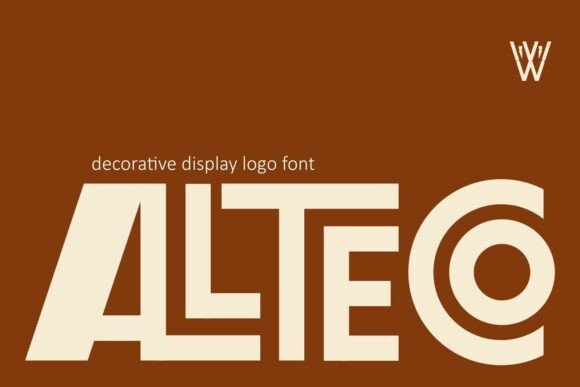 Discover ALLTECO: The Modern Retro Display Font for Instant Branding