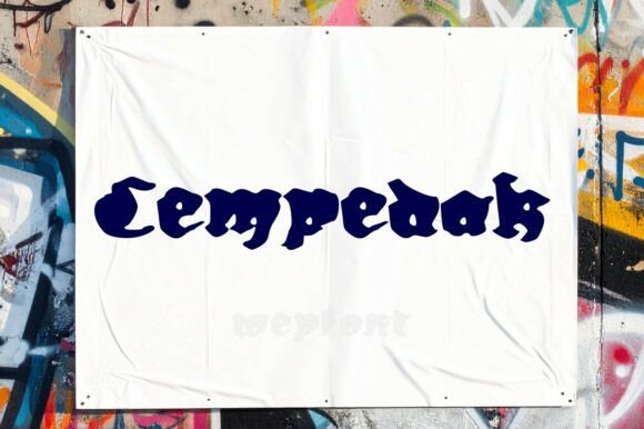 Discover Cempedak: A Bold Fusion of Gothic Calligraphy and Urban Attitude