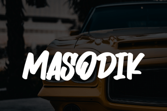 Discover Masodik: A Bold and Impactful Display Font