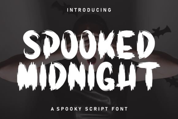 Discover the Enchantment of Spooked Midnight: A Handwritten Display Font