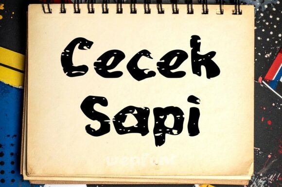 Discover the Unique Charm of Cecek Sapi: A Font That Captivates and Engages