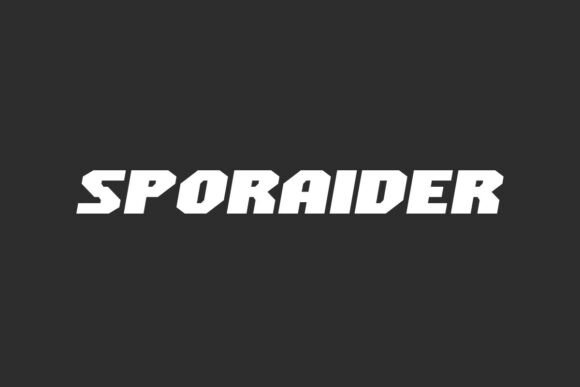 Discover the Versatility of Sporaider: A Bold and Dynamic Racing Display Font