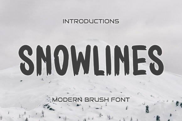 Embracing the Winter Aesthetic: The Power and Versatility of Snowlines Font