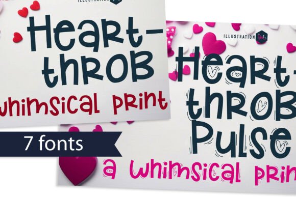 Heart Throb: A Whimsical and Energetic Display Font