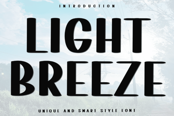 Light Breeze: A Bold and Authoritative Display Font