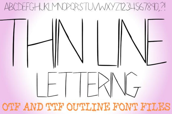 Mastering the Minimalist Aesthetic: The Art of Thin Line Lettering