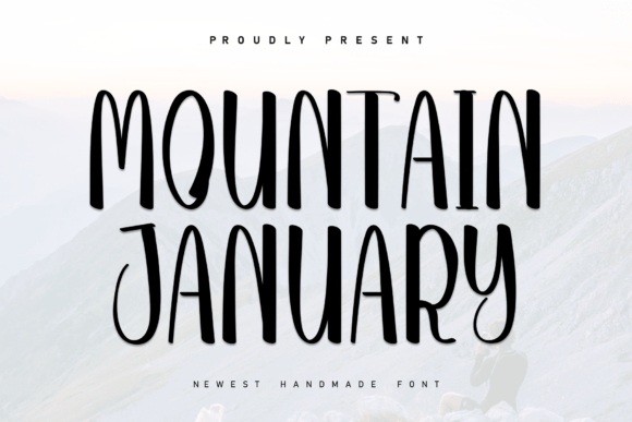 Mountain January: A Clean, Modern Display Font