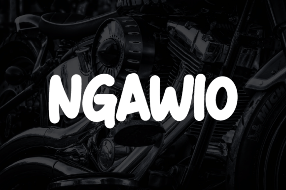 Ngawio: A Playful and Impactful Display Font