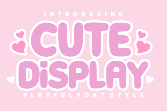 Spread the Love with Cute Display - The Ultimate Sweet Playful Font