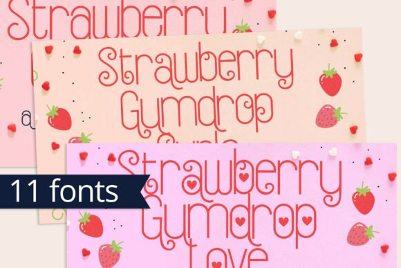 Strawberry Gumdrop: A Sweet and Playful Font