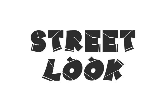 Street Look: A Bold and Unique Font for Creative Projects