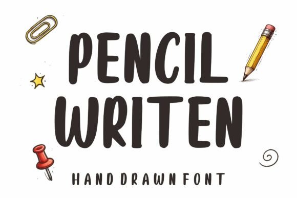 The Charming and Authentic Pencil Writen Font: A Perfect Blend of Nostalgia and Creativity