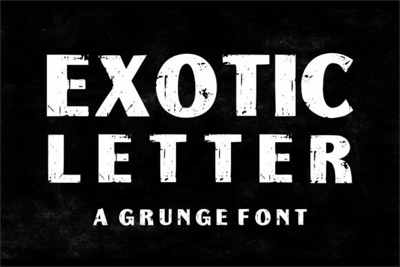 Unleash Creativity with Exotic Letter Font