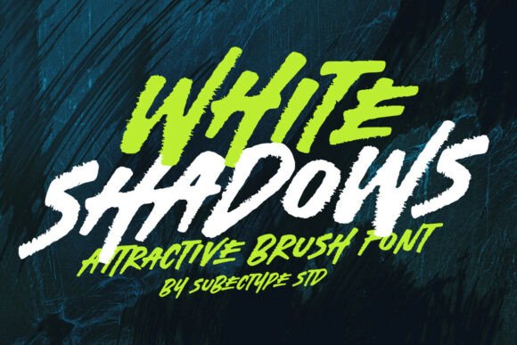 White Shadows: A Bold and Dynamic Font for Impactful Design